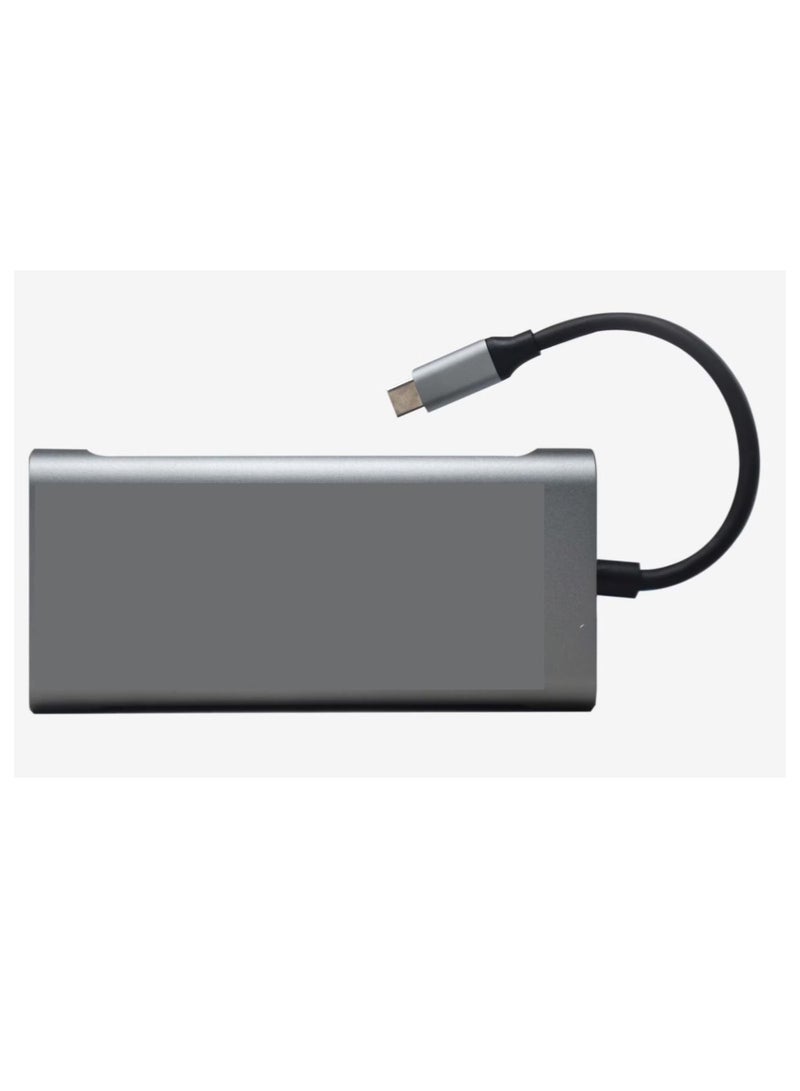 Terabyte محور متعدد المنافذ USB-C 11 في 1 محول متعدد الوظائف HDTV - Image 2